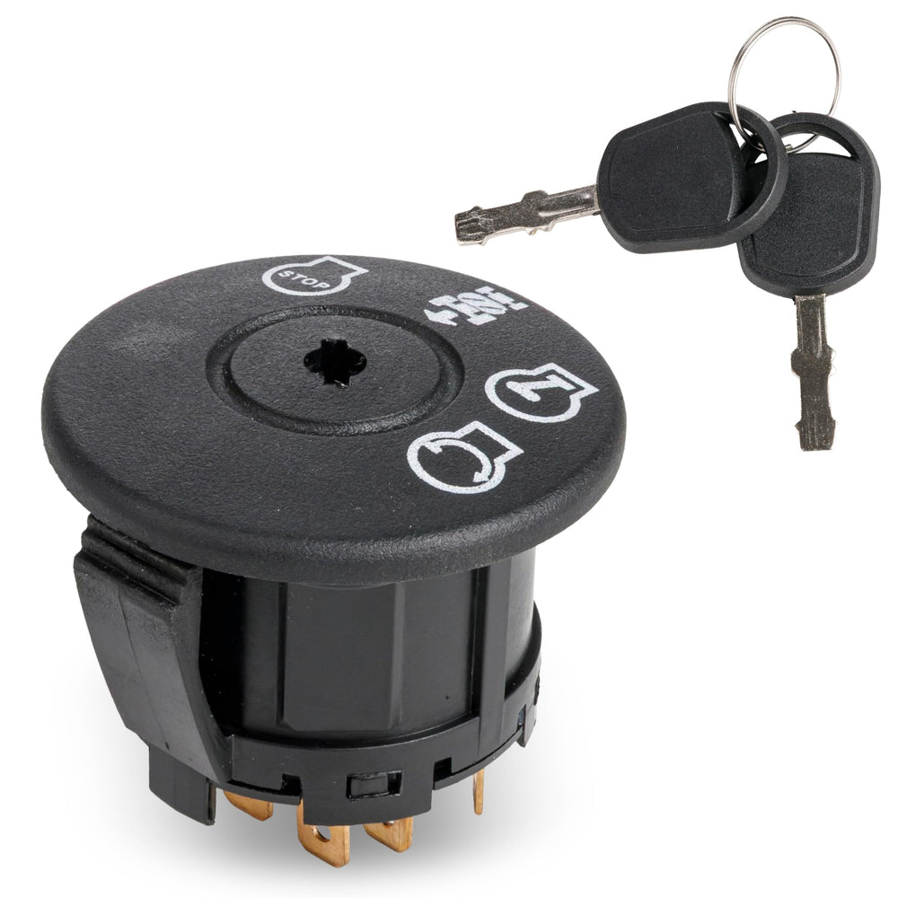 BlueStars 532193350 Ignition Switch front view with two keys