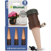 Blumat Classic Self-Watering Stakes green pack with 9 pieces