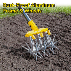 BlumeTrec Rotary Cultivator close-up of metal head