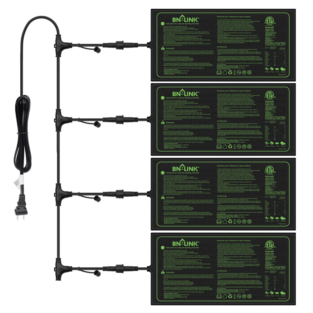 BN-LINK 10" x 20.75" Seedling Heat Mat front view