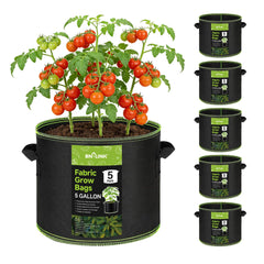 BN-LINK 5 Gallon Grow Bag front view with black fabric
