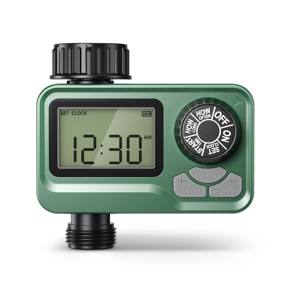BN-LINK Outdoor Water Timer front view, black colour