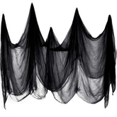 Boao Halloween Cheesecloth Roll 85 x 197 Inch Black front view