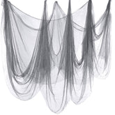 Boao Halloween Gray Cheesecloth 85 x 590 Inch front view