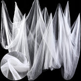 Boao Halloween White Cheesecloth 85 x 197 inch folded view