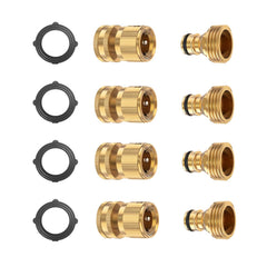 BoArt Garden Hose Quick Connector Set with solid brass fittings