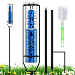 BoArt Rain Gauge front view showing clear scale