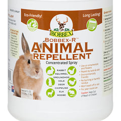 Bobbex-R Animal Repellent packaging details and instructions