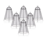 boldworks Garden Cloches black steel cloche front view