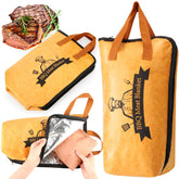 Bolycen BBQ Blanket for Resting Meat, Brown front view