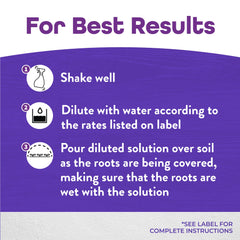 Bonide Root & Grow application instructions on label