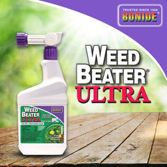 Bonide Weed Beater Ultra back view showing instructions