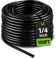 Bonviee 100FT drip irrigation tubing roll, black