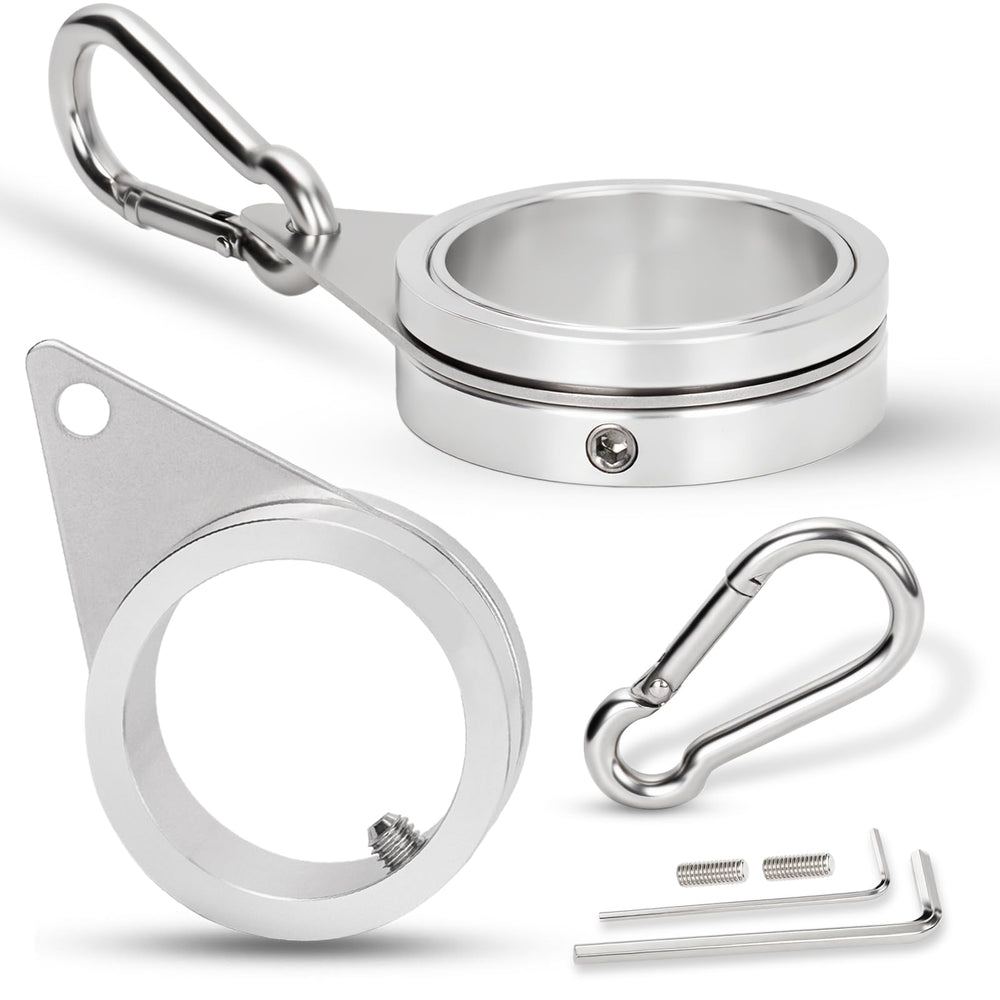 BONWIN 1.5-inch flag pole ring clips front view