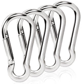 BONWIN Flag Pole Clips 4 Pcs Stainless Steel Spring Snap Hooks