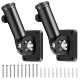 BONWIN flag pole holder bracket black front view