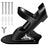 BONWIN flag pole holder bracket front view with black finish
