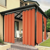 BONZER Outdoor Curtain 54"W x 84"L in Mecca Orange front view