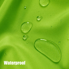 BONZER Outdoor Curtain Green showing waterproof fabric