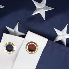 Boonipet 2x3 FT American flag with embroidered stars and sewn stripes