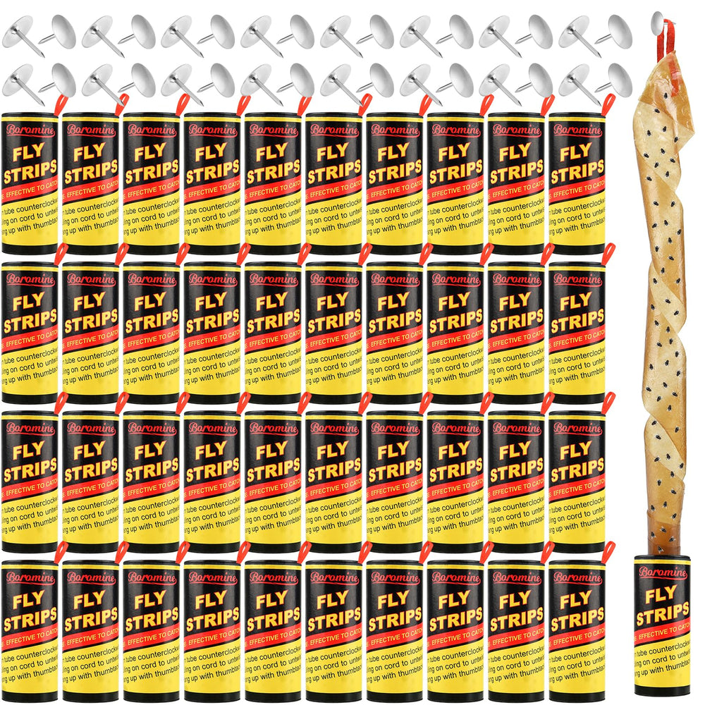 Boromine 40 rolls fly strips pack front view