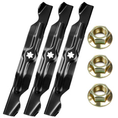 BOSFLAG 3 Pack 942-04053C Mower Blades front view