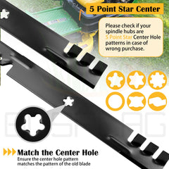 BOSFLAG Gator Mulching Blade in packaging