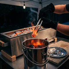 Bottom grate of The Bincho Grill Charcoal Saver