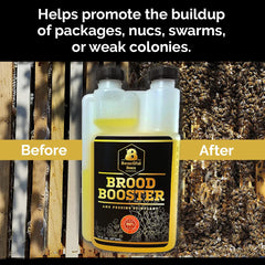 Bountiful Bees Brood support measuring spout close-up