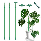 BOVITRO Extendable Plant Stakes set of 3 with clips and ties