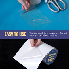 Breliter repair tape applied on air mattress