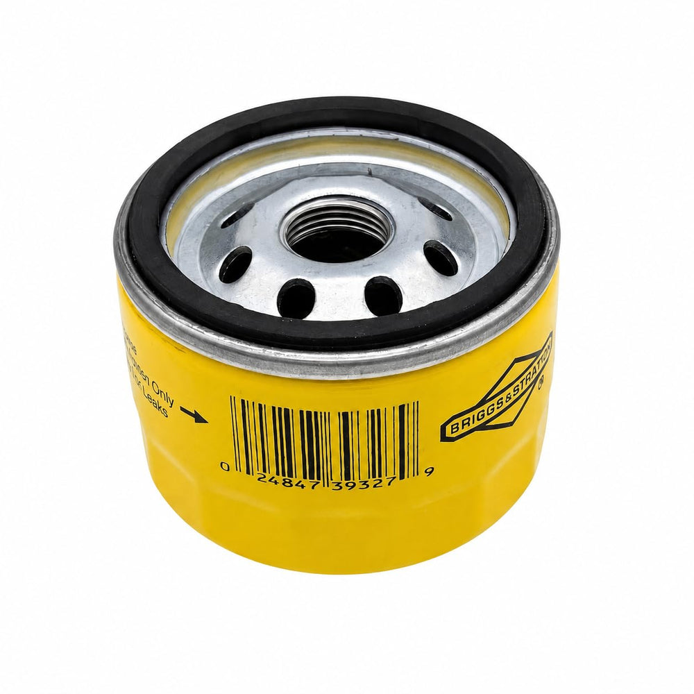 Briggs & Stratton 696854 Oil Filter front view, 2-1/4" height
