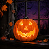 BRIGHTDECK Halloween LED Jack-O-Lantern front view