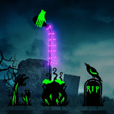 BRIGHTDECK Halloween Witch Yard Signs set with three unique designs