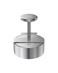 Brigii Burger Press 4.5 inch stainless steel front view