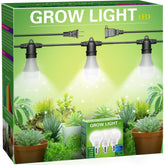 Briignite Hanging Grow Light with 3 bulbs and 8.86ft cord