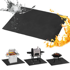 Brinman Under Grill Mat 40x48 inch black front view