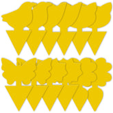 Briteen Dual-Sided Yellow Sticky Trap front view with adhesive