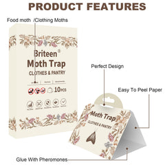 Briteen Moth Trap showing pheromone attractant design