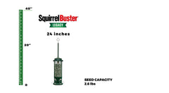 Brome Squirrel Buster Legacy Bird Feeder with metal perches