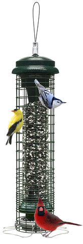 Brome Squirrel Solution 150 Bird Feeder green model front view