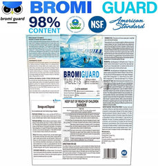 BROMIGUARD bromine tablets in a spa setting