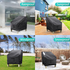 BROSYDA chair cover with padded handles for easy removal