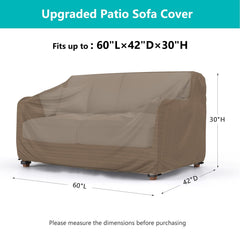 BROSYDA outdoor couch cover showing buckles and straps