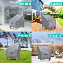 BROSYDA patio chair cover folded in storage bag