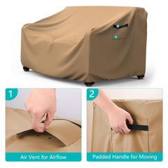 BROSYDA waterproof patio furniture cover side view