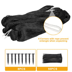 BSTPCOO Bird Netting showing 1 inch square mesh detail