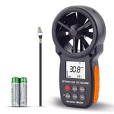 BTMETER BT-100WM Anemometer front view with LCD screen
