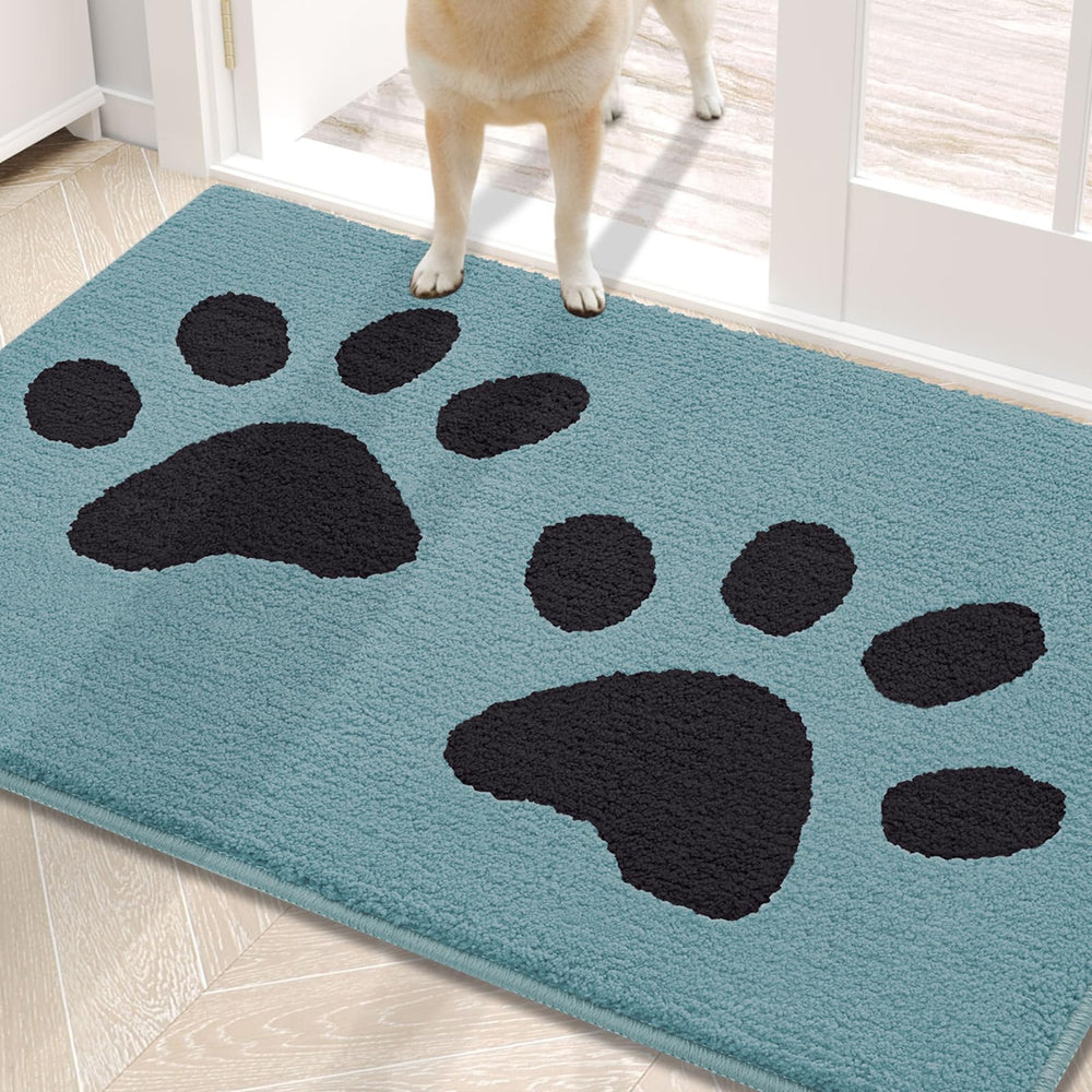 Buganda Dog Door Mat 30x20 blue front view