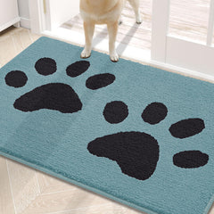 Buganda Dog Door Mat 30x20 blue front view